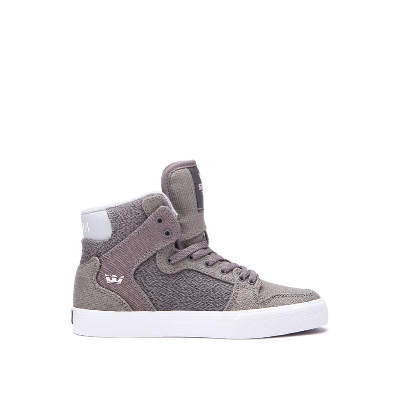 Zapatillas Altas Supra Argentina Niños - VAIDER Gris (FIDRP-7462)